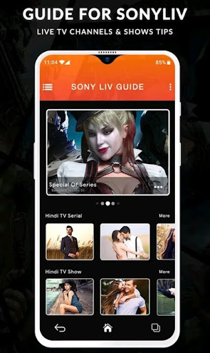 SonyLiv - Live TV Shows, Cricket & Movies Guide स्क्रीनशॉट 1