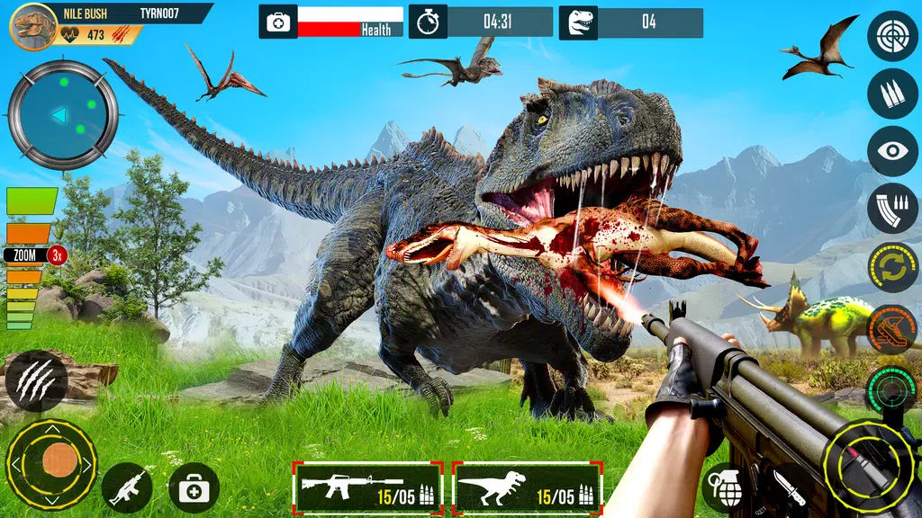 Real Dino Hunting Gun Games 스크린샷 1