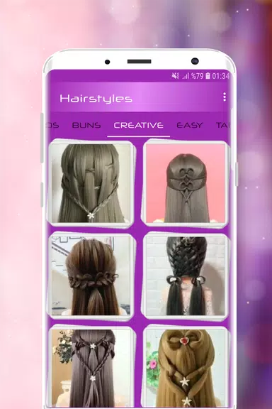 Hairstyles Step by Step Videos 螢幕截圖 1