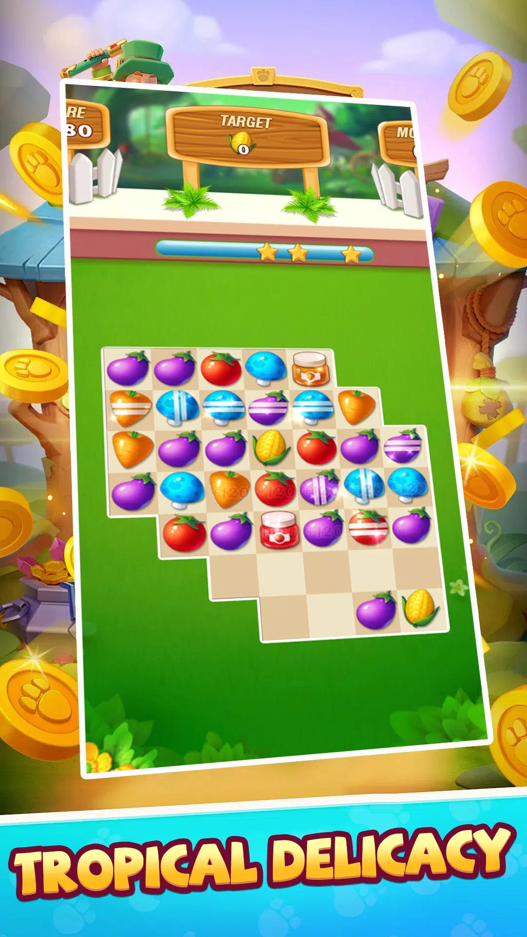 Tropical Match Game স্ক্রিনশট 0