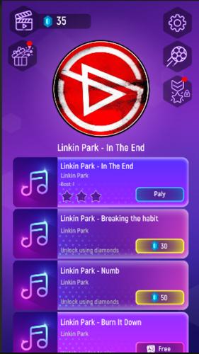 Linkin Park Tiles Rush -  Hop Capture d'écran 1