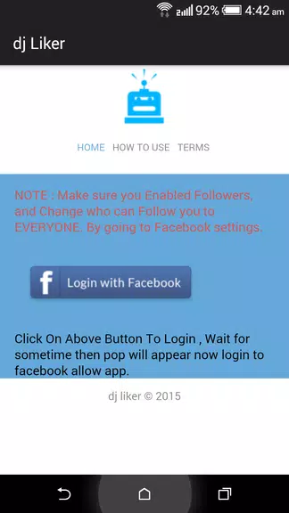 dj liker - free facebook likes Ảnh chụp màn hình 0