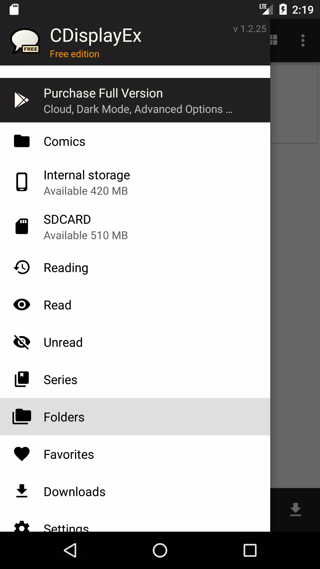 CDisplayEx Comic Reader Lite Скриншот 2