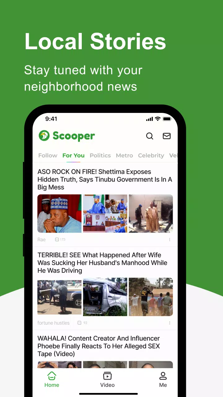 Scooper News Zrzut ekranu 0