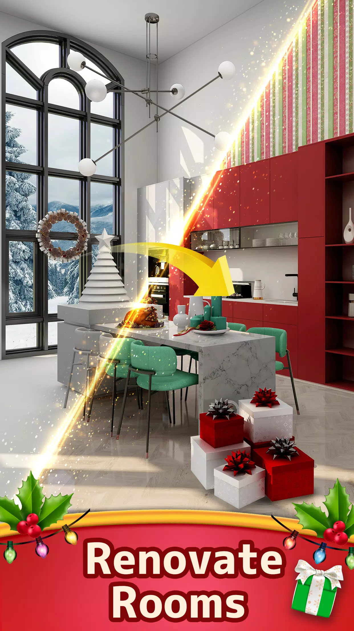 Christmas Match: Home Design Screenshot 1