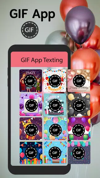 GIF App For Android Texting 螢幕截圖 1