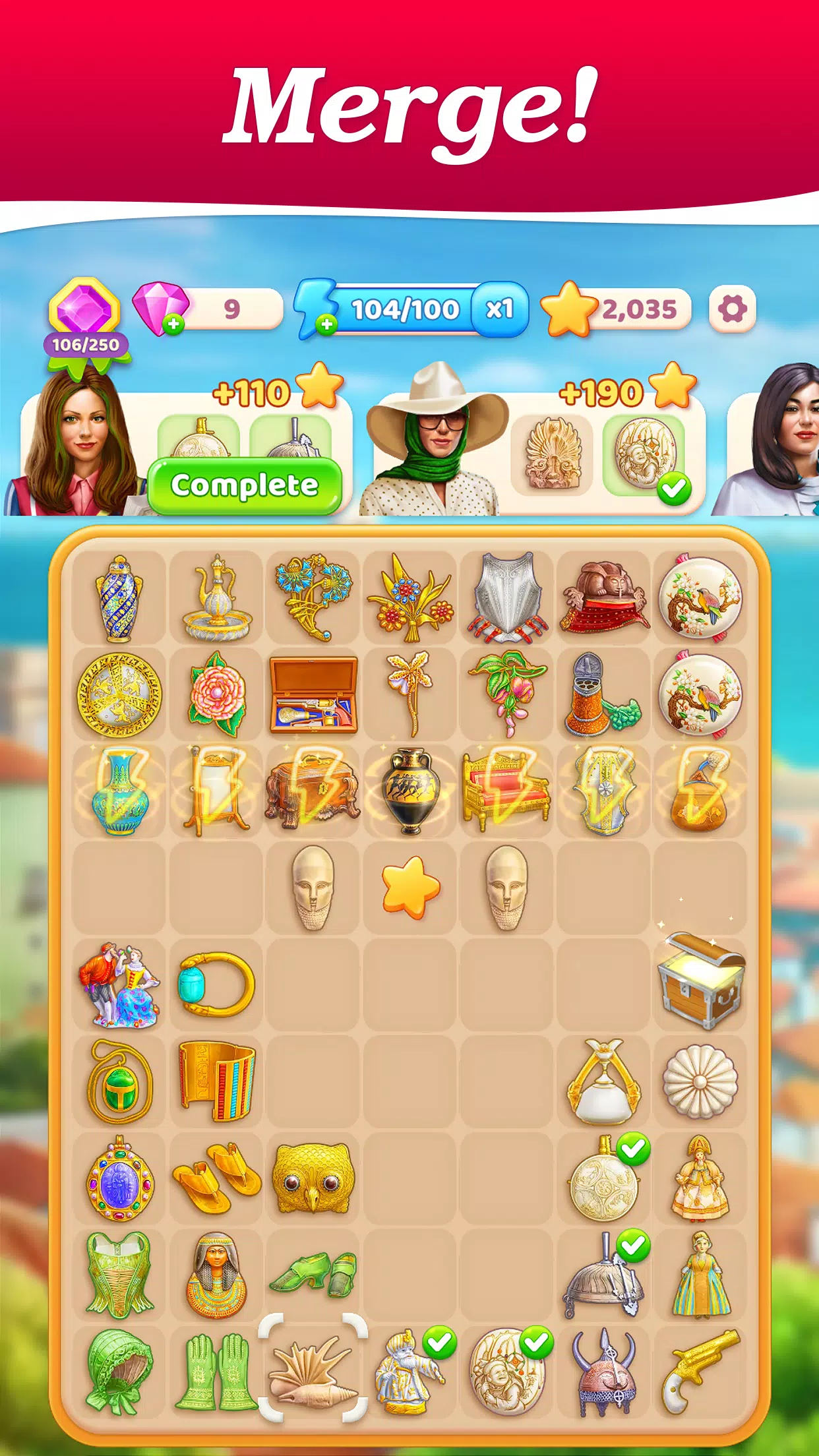 Merge Treasure Hunt－Match game Screenshot 0