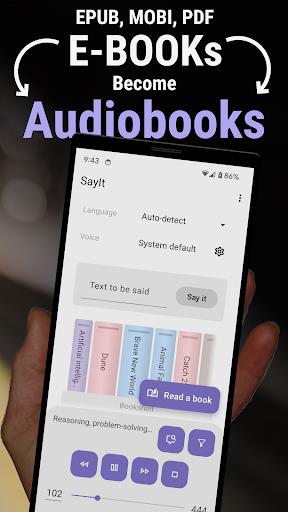 SayIt: Read with Ears স্ক্রিনশট 1