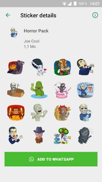 SpookyStickers Ảnh chụp màn hình 0