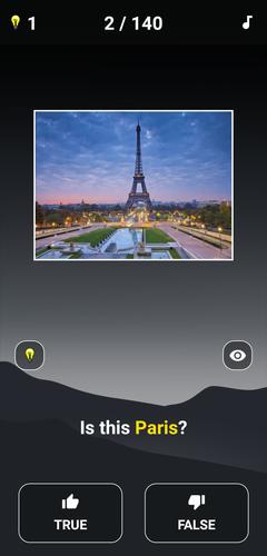 Capitals of the World - Quiz 1 螢幕截圖 2