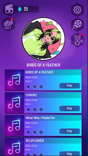 Billie Eilish Tiles Rush Hop স্ক্রিনশট 0