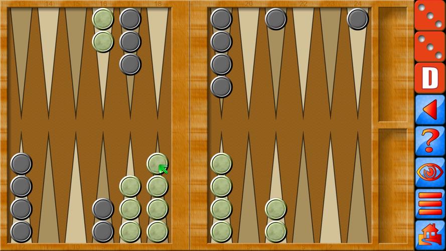 Backgammon V+ Captura de pantalla 1