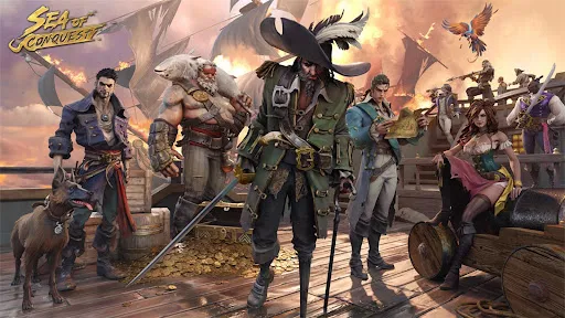 Sea of Conquest: Pirate War Zrzut ekranu 1