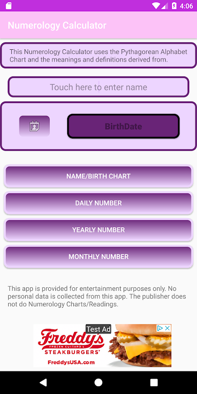 Pythagorean Numerology Calculator 스크린샷 0