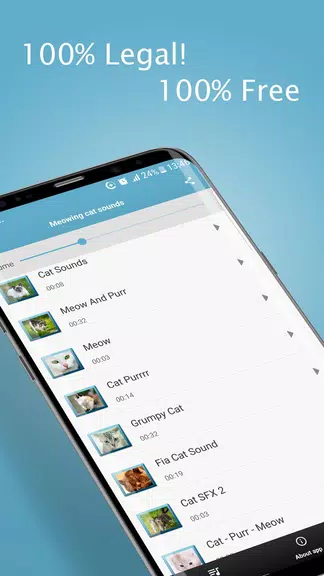 Meowing Cat Sounds Ringtones Zrzut ekranu 2