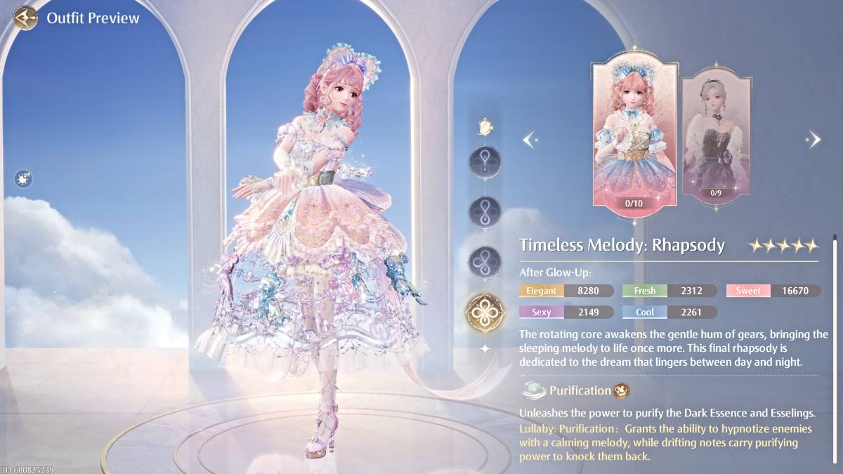 Zeitlose Melodie: Rhapsody -Outfit in Infinity Nikki