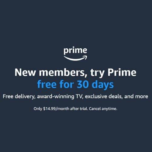 Amazon Prime Free Trial Free