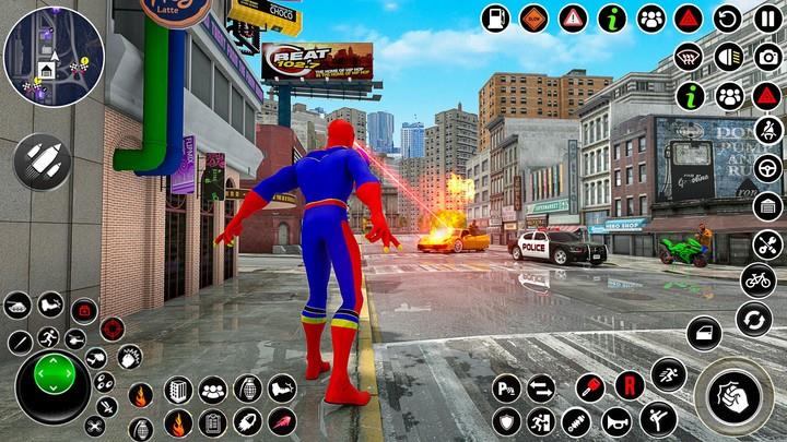 Spider Games: Spider Rope Hero Скриншот 3