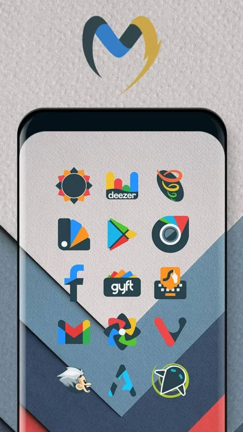 Material UI Dark Icon Pack 螢幕截圖 1