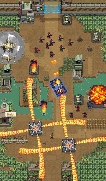 Jackal Army: Retro Shooting Mod Capture d'écran 3