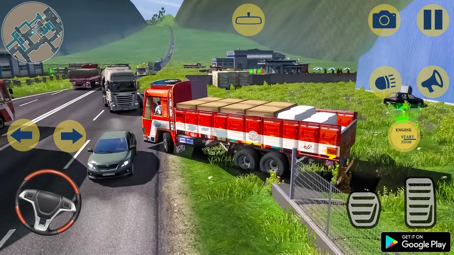 Indian Truck Cargo Truck Games Captura de tela 1
