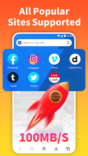 Tube Video Downloader & VPN Captura de tela 1