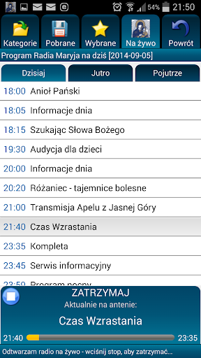 TV Trwam i Radio Maryja Polska Captura de pantalla 1