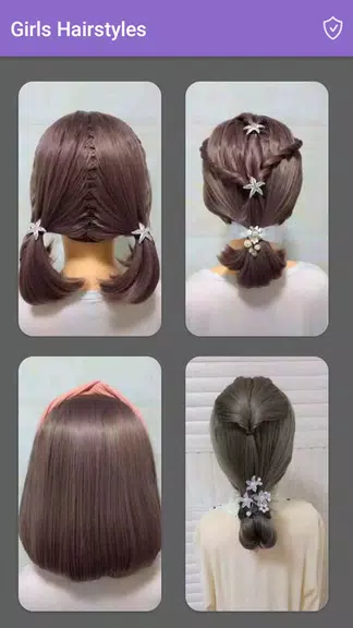 Girls Hairstyles Step By Step 螢幕截圖 1