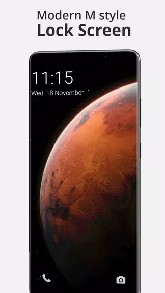 Modern Mi style Lock Screen 螢幕截圖 0