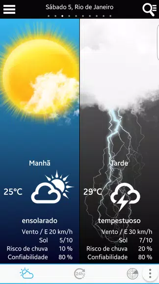 Weather for Brazil and World 螢幕截圖 0