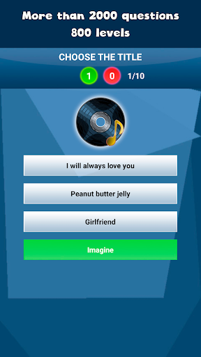 Schermata Guess the song - music games 0