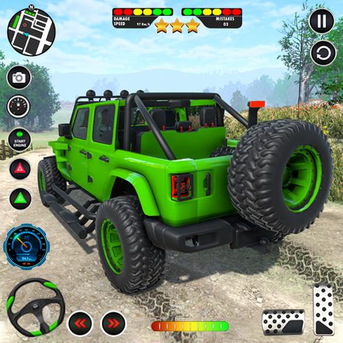 US Offroad Fury Car Driving 3D 螢幕截圖 0