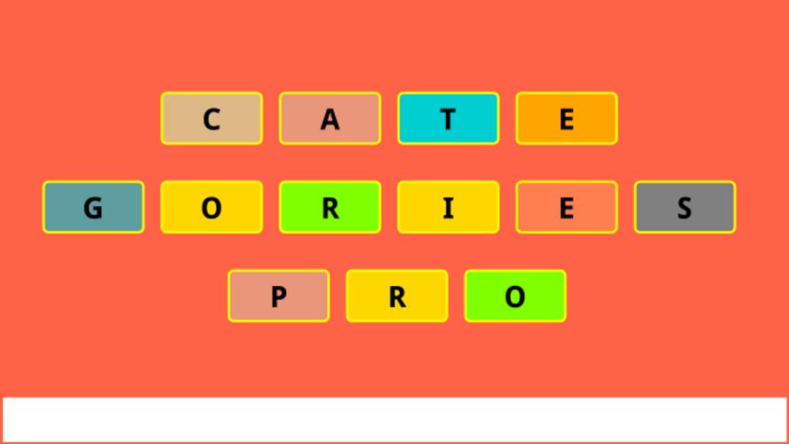 CATEGORIES PRO Captura de tela 0