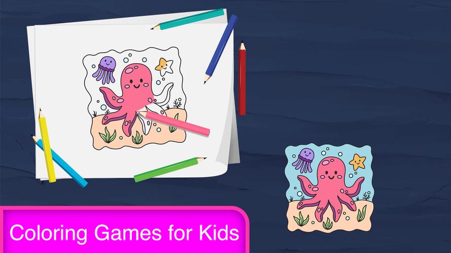 Coloring Games for Kids, Paint Capture d'écran 1