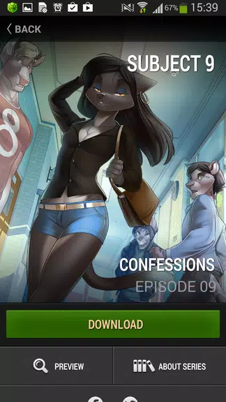 Subject 9 — Motion Furry Comic Ảnh chụp màn hình 2