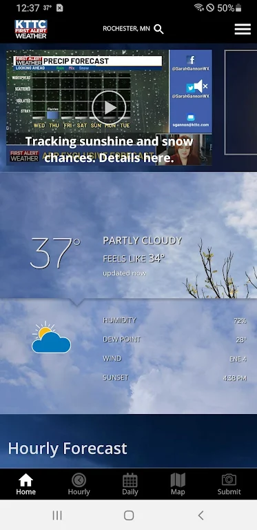 Schermata KTTC First Alert Weather 0