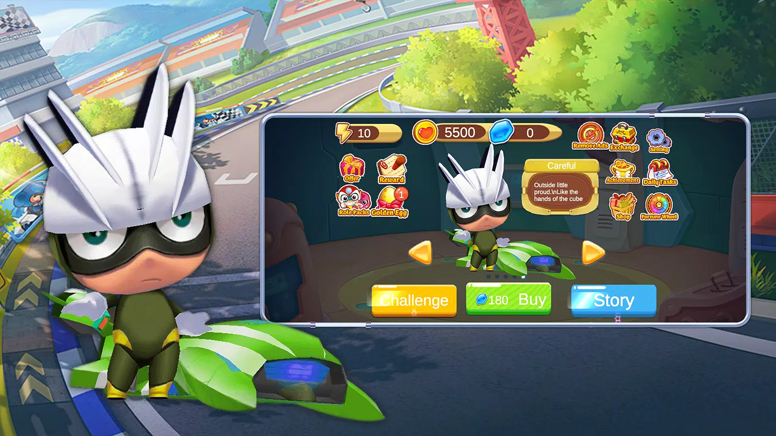 Kart Racing Game 3D Tangkapan skrin 3