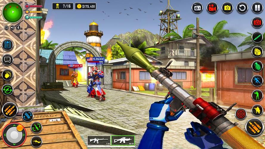 Counter terrorist robot game Captura de pantalla 3
