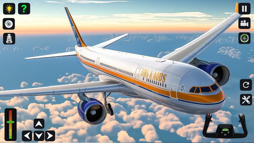 Airplane Simulator 3D Offline 螢幕截圖 0