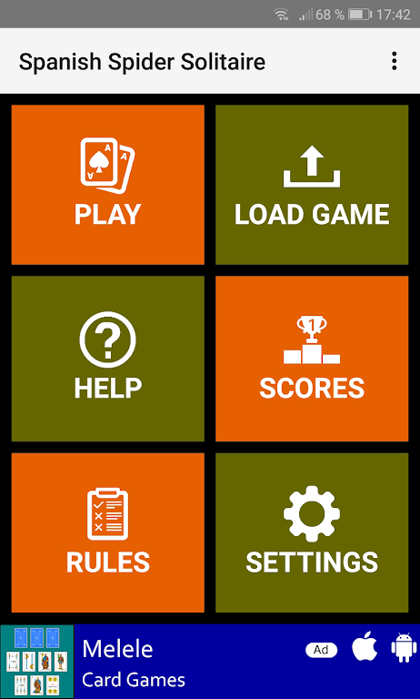 Spanish Spider Solitaire 螢幕截圖 0