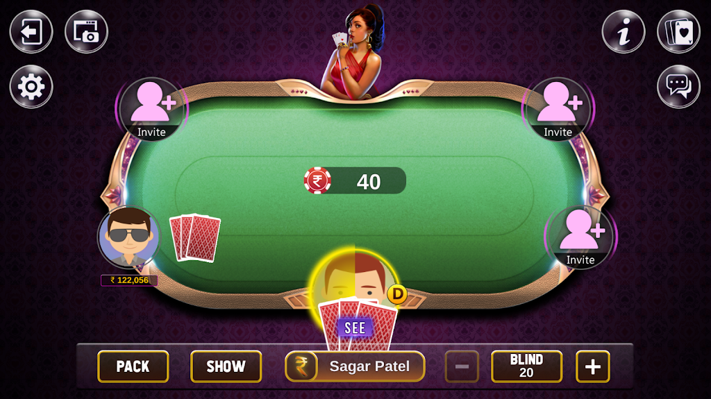 Khaal 4 Card Game ဖန်သားပြင်ဓာတ်ပုံ 2