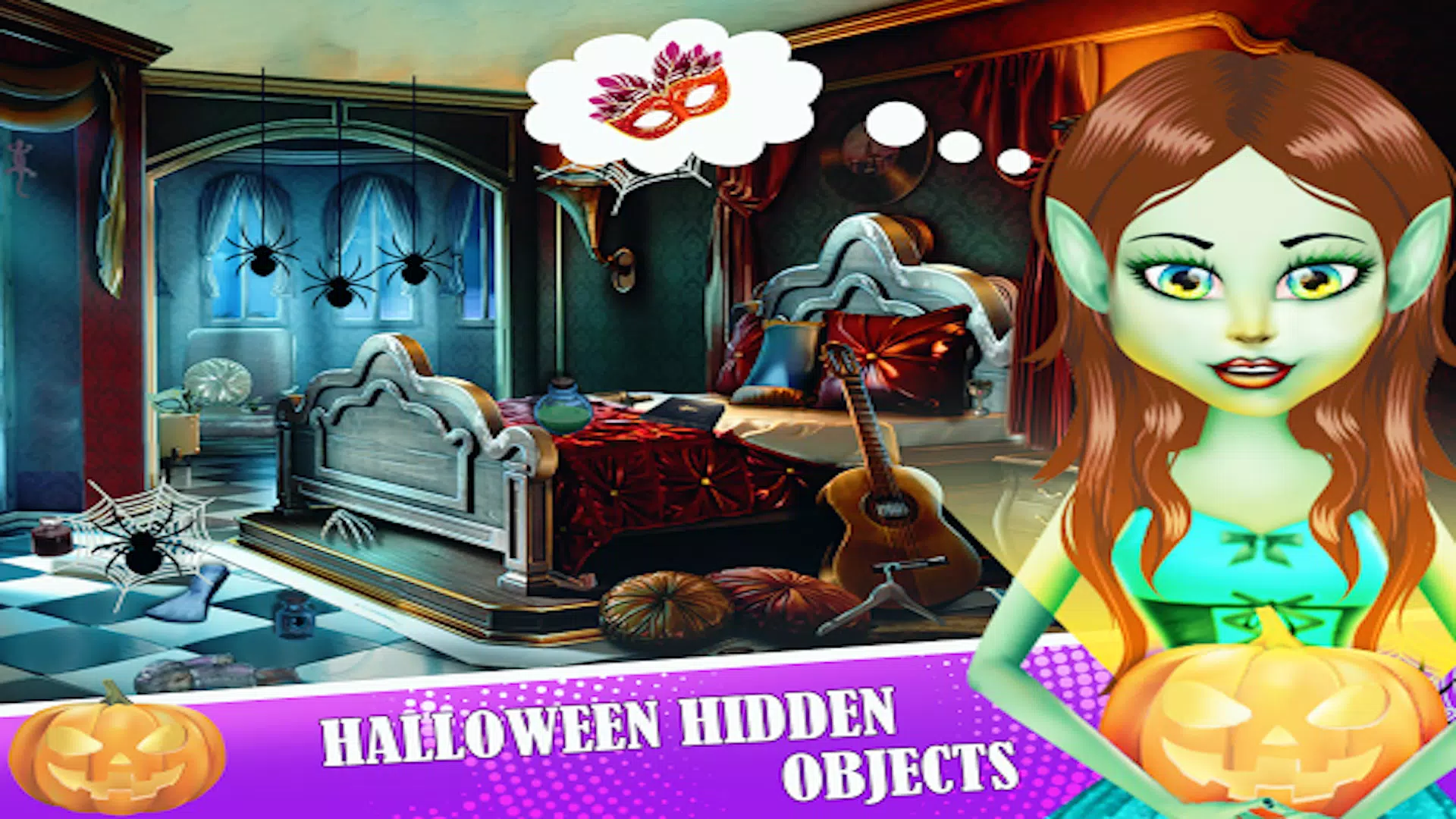 Halloween Hidden Objects 2024 스크린샷 1