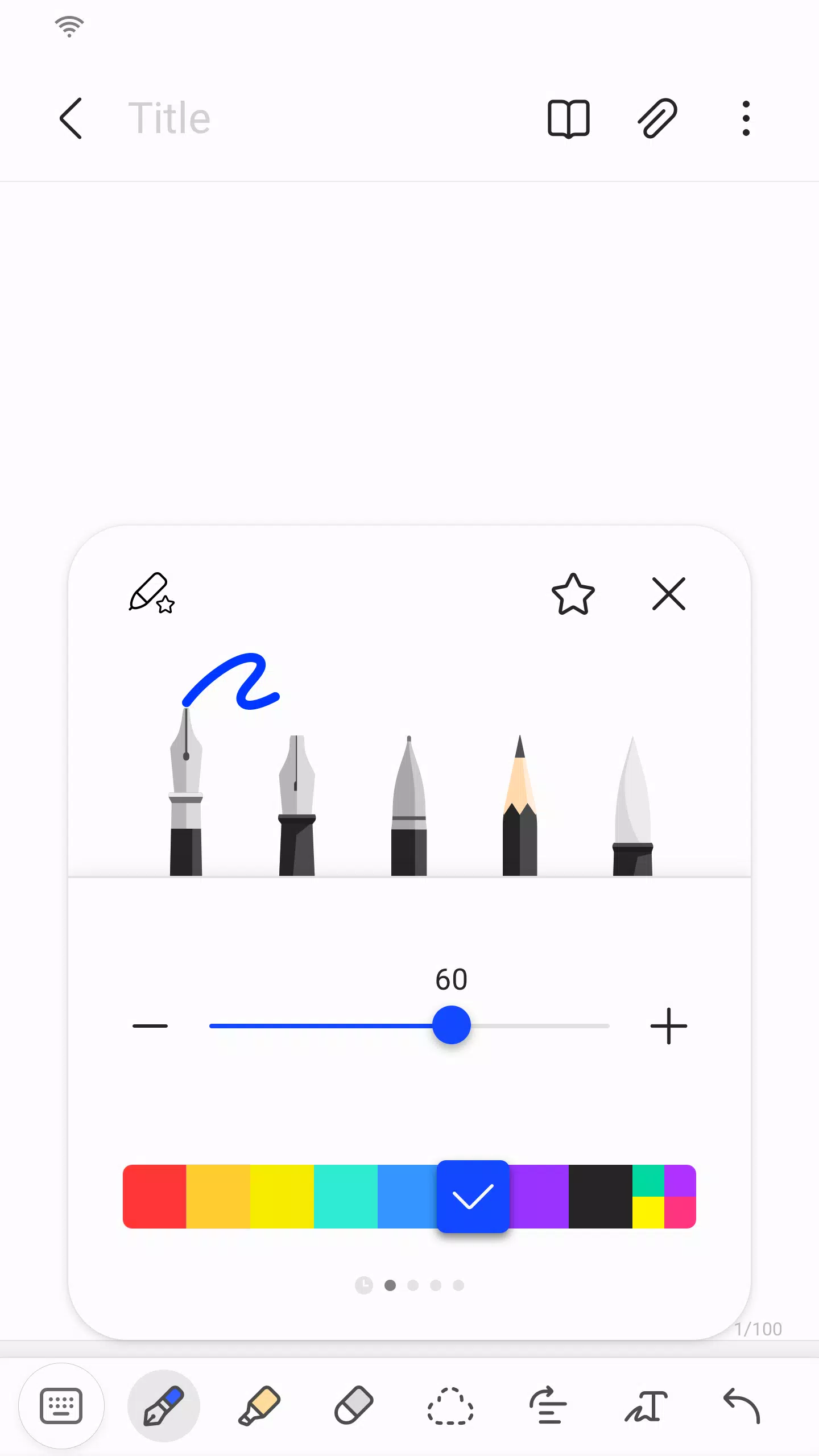 Samsung Notes 螢幕截圖 2