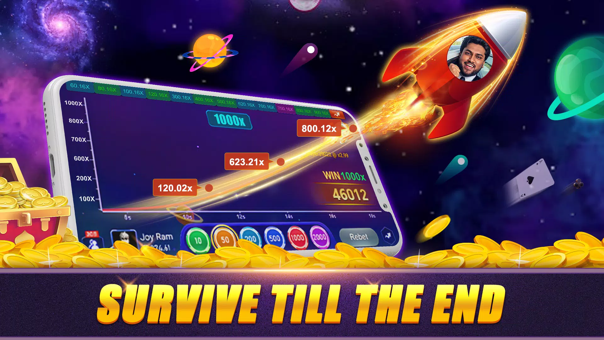 Crash x1000 - Online Poker 螢幕截圖 3
