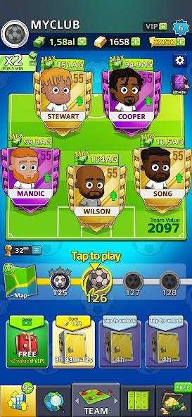 Idle Soccer Story - Tycoon RPG Mod 스크린샷 1