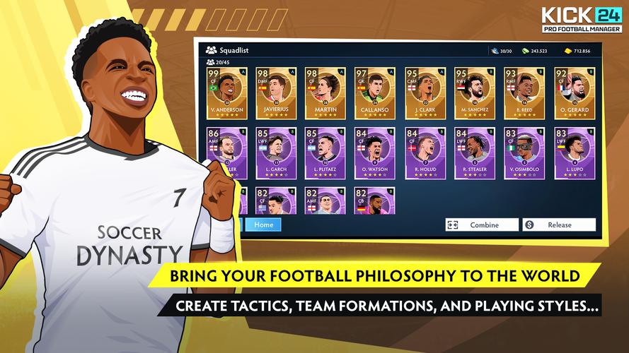 KICK 24: Pro Football Manager 스크린샷 0