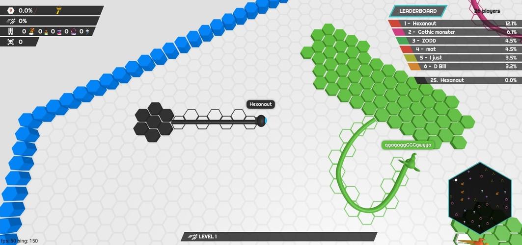 hexanaut.io Скриншот 0