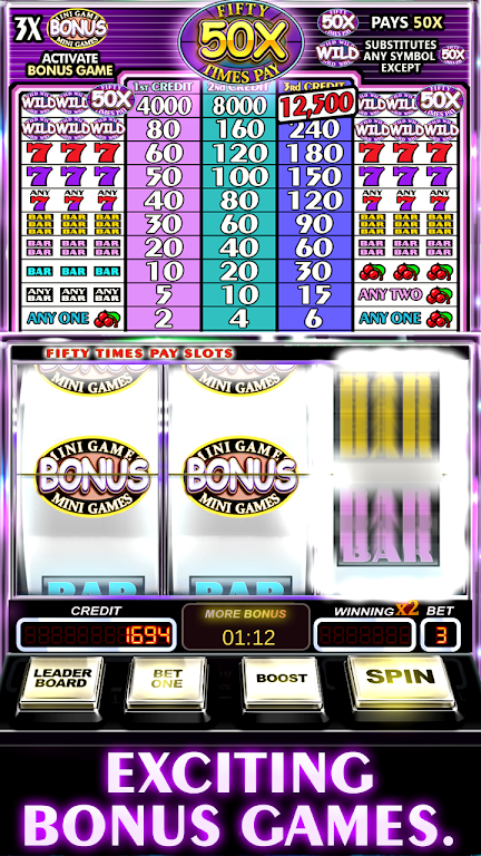 Free Slot Machine 50X Pay 螢幕截圖 2
