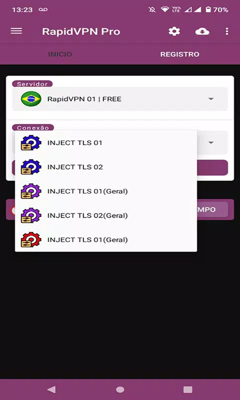 RapidVPN PRO Capture d'écran 1