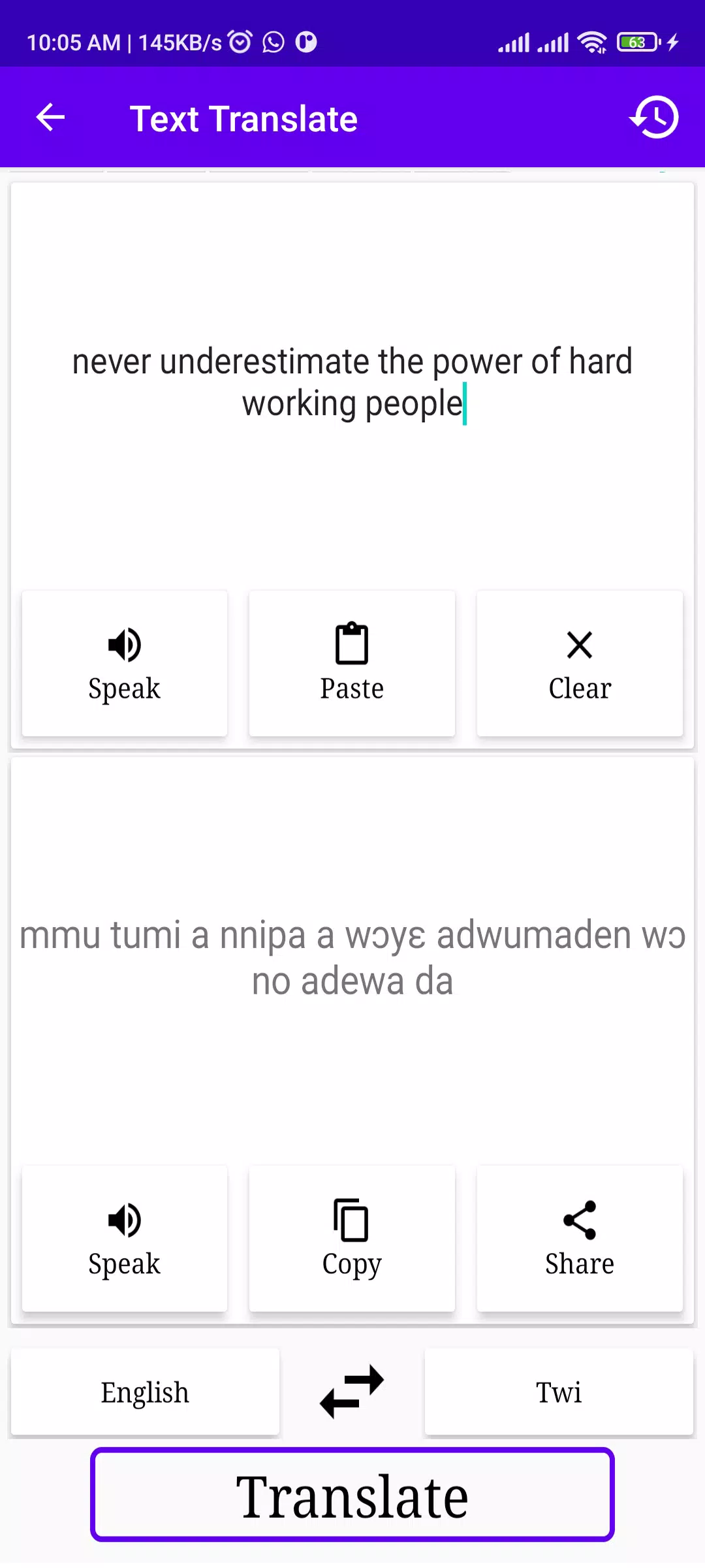 English To Twi Translator Tangkapan skrin 0